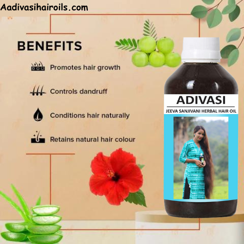 🔥LAST DAY Sale🔥Adivasi Herbal Hair Oil (BUY 1 GET 1 FREE) (4.7/5 ⭐⭐⭐⭐⭐ 90,022+ BUY)